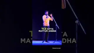 Salary negotiations with TCS HR #tamilstandupcomedy #standupcomedy #tamilstandup
