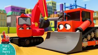Let's HELP Each Other!! - Digley and Dazey | Construction Cartoons for Kids