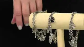 Stainless Steel Angel Charm Bracelet on QVC