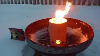 Fire Pit Log - Campfire Log