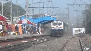 High Speed Diesel - 12142 RJPB SF Express Thrashing DILDARNAGAR !!