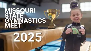 Missouri State Gymnastics Meet 2025 *Ellie's beam routine! #gymnast #balancebeam #gymnasticsgirl 