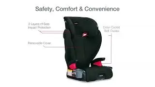 Britax Skyline 2 Stage Belt Positioning Booster Car Seat, Dusk Highback and Backless Seat #carseat