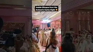 Shloka Ambani HAPPILY plays Garba with father-in-law Mukesh Ambani during Anant-Radhika's festivity😍