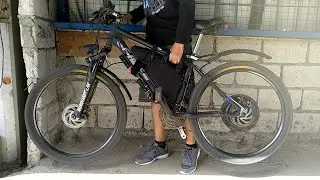 I convert my old kit, and make 2WD ebike