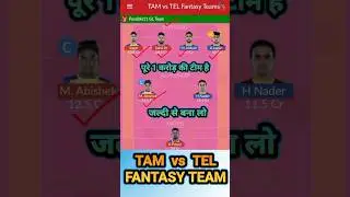 TAM vs TEL Dream11 Prediction || Tamil Thalaivas vs Telugu Titans today's match Preview
