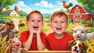 Kids Farm Adventure in Texas 🌾 | Sam & Ravi