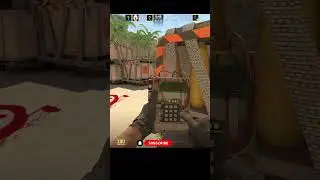 1 VS 3 CLUTCH On Mirage #cs2 #shorts #youtubeshorts