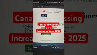 Processing time for Canada Visa june 2025 #canada🇨🇦 #visa #freetutravel #touristvisa