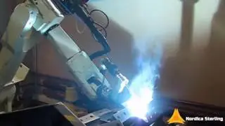 Robotic welding solution grinder/teeth crusher
