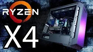 PHANTEKS ECLIPSE P600S Build Time-Lapse Threadripper Workstation x4