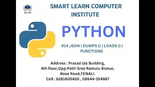 Python  |  JSON | dumps() | loads() functions