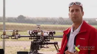 Dronemadrid y el Octoc&oacute;ptero    Flying club and the Octocopter Drone Madrid