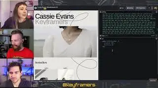 LIVE: Scrolly Path with Cassie Evans! | GSAP ScrollTrigger | @keyframers 4.1