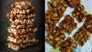 Sirf 10 Minute Me Ghar Ki Banayi Moongfali Chikki | Winter Special Sweet
