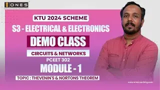 S3 KTU 2024 SCHEME | EEE | CIRCUITS & NETWORKS |  MODULE 1 | THEVENIN'S & NORTON'S THEOREM | DEMO