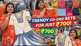 Trendy Co-ord Sets 700₹ Only Borivali Station Road Market Khadi Cotton Dresses 