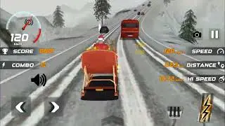 Heavy traffic rider car game Santa LS2