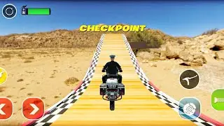 Police Bike Stunt | Impossible Police Bike Stunt  Android GamePlay | PART - 4  |#BikeGames