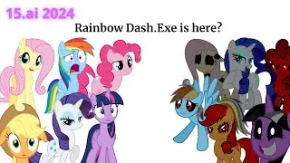MLP &laquo;Переосмысление: что, если бы Mane 6 взаимодействовал с Rainbow.Exe?&raquo; [15.ai 2024]