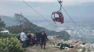 Dead and injured in cable car accident in Antalya