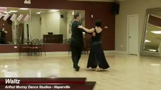 Waltz - James Dutton & Kelly Lakomy dance waltz at Arthur Murray Naperville Dance Studio