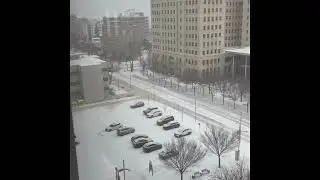 A Quiet Floor Above the World: Winter Through a Snow Globe Window