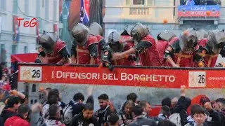 Battaglia arance in piazza citt&agrave; - 2 marzo - Carnevale Ivrea 2025