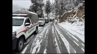 Snowfall In Quetta Pakistan