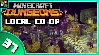 END WILDS! | Minecraft Dungeons LOCAL MULTIPLAYER Episode 37 | Couch Plays