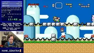 The Line - SMW Troll Level by shovda