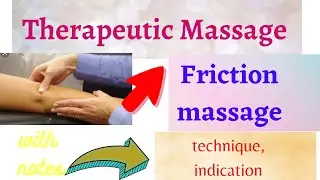 FRICTION MASSAGE- full explanation in detail with proper explanation