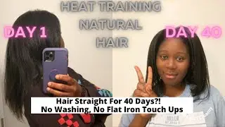 So, You Want to Start Heat Training Your Natural Hair?|6 Quick Tips You Should Know + 5 week Press?