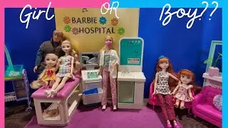 Elsa goes to Barbie Hospital to find out gender of baby! #barbie #doll #letsplay #barbiegirl #girl