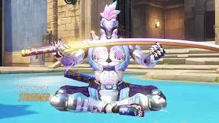 [POTG#19] Iridescent Aspect + Genji Mythic = LIT #overwatch2 #potg #genji