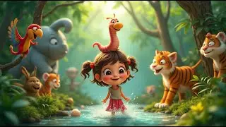 Join the Wiggle Worm on a Wild Animal Adventure! 🐛🌟 #nurseryrhymes #smartykidsfun #kidssongs #fun