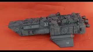 Finishing off a partially built Scratch Built Spacecraft - and trying to make it not look Star Wars