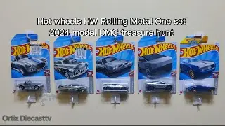 Hot wheels HW Rolling Metal One set 2024 model 1 treasure hunt | Ortiz diecasttv