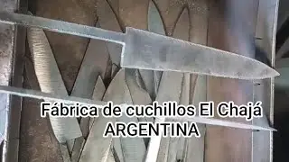 Cuchillos El Chaj&aacute;, producci&oacute;n en serie de hojas y cuchillos de acero en Tandil, Argentina.