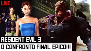 ADEUS, NEMESIS! ADEUS, RACCOON CITY! | Zerando Resident Evil 3: Nemesis — Primeira vez AO VIVO