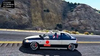 Honda Civic EK9 Kanjo Edition - GTA V MOD ENB | 2.7K / 1440p ! _REVIEW