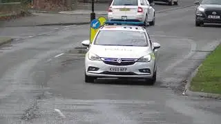 Northumbria Police Driver Training on a blue light run