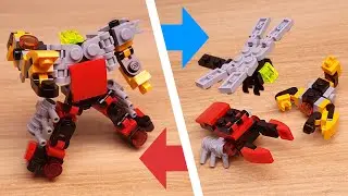 Как собрать мини-механика-трансформера LEGO Bug - Bugking