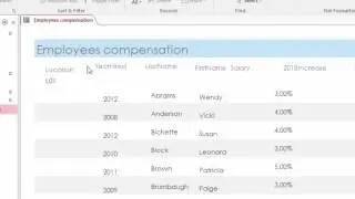 MS Access Report Design Comments