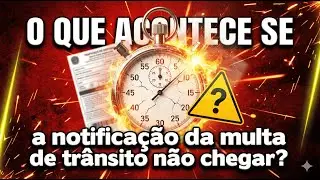 O que acontece se a notifica&ccedil;&atilde;o da multa de tr&acirc;nsito n&atilde;o chegar?