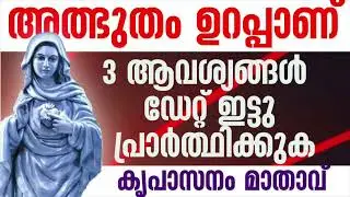 അമ്മ നിൻറെ 5 മിനിറ്റ് യാചിക്കുന്നു l marian l miraculous prayer l powerful prayer