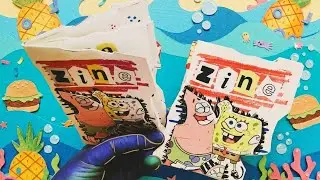 Ideias Inspiração Fanzine Bob Esponja 