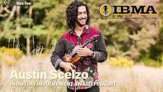 Austin Scelzo receives Industry Involvement Award from International Bluegrass Music Association