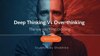 Deep Thinking vs Overthinking | The Fine Line You Keep Crossing