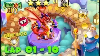 Dragon City: High Reverie Dragon | Heroic Race LAP 1 - 5 COMPLETED